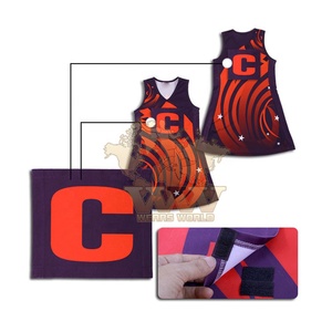 ชุดยูนิฟอร์มเน็ตบอลสำหรับผู้ใหญ่รุ่นล่าสุด แบบ unisex พร้อมแผงปรับแต่งได้ 4 ด้าน ทรงเอไลน์ ผลิตจากโพลีเอสเตอร์ 100% พิมพ์ลายแบบ Sublimation Transfer - Product Image 4