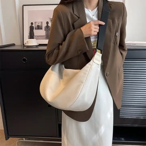 high quality selling canvas bag 2026 new simple nylon fabric crossbody bag Fashion women's shoulder bag - Product Image 6