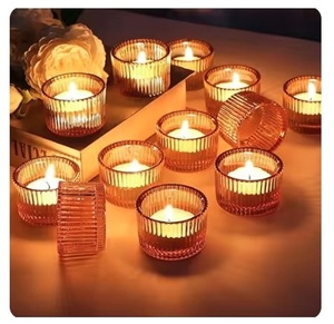 Ensemble cadeau de bougies parfumées personnalisées en cire de soja faites à la main, logo personnalisé, grands pots en verre, décoration de la maison et désodorisant - Product Image 5