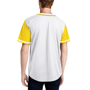 Camiseta de Béisbol de Secado Rápido para Hombre, Servicio OEM ODM, Diseño Personalizado, Corte Ajustado, Ropa Deportiva en Color Sólido, Camiseta de Béisbol con Patrón Liso - Product Image 2