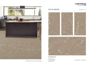 Azulejos de Porcelana Esmaltada Pulida con Superficie Tallada de Alto Brillo, Formato Grande de 600x1200mm, para Pisos y Paredes, para Interiores Elegantes - Product Image 5