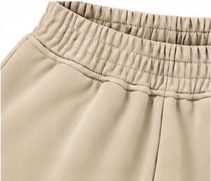 Index Apparel <b>Women's</b> Beige Knitted <b>Skorts</b> With Elastic Waist And Pockets Casual Sportwear - Product Image 5