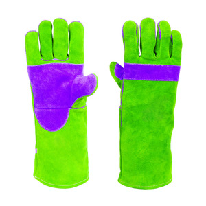 Guantes de Soldadura Reforzados de Cuero Vacuno de Primera Calidad, Resistentes a la Abrasión, para Bomberos y Construcción - Product Image 3