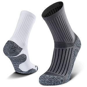SALUBRIOUS SPORTS Best <b>Moisture</b> Control Polyester/Cotton Non-Slip Sports <b>Socks</b> for Fitness Training Running Comfortable All Day - Product Image 4