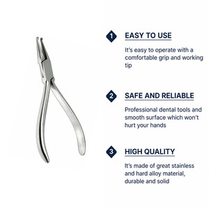 Pince à sertir avec sonde INOX 130 mm en acier inoxydable, outil de précision pour bijoux ZetomedPro - Product Image 4