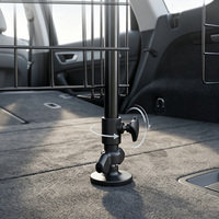Barrière de sécurité automobile rétractable moderne à fermeture par bouton-poussoir en fer réglable pour chiens et chats, pour SUV, fourgonnettes et autres véhicules
