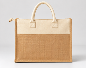 <b>Large</b> Jute <b>Beach</b> Tote <b>Bag</b> With Top Handle Eco-Friendly Shopping <b>Bag</b> For Travel Picnic Everyday Use - Product Image 5
