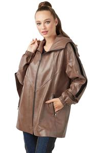 Best Quality <b>Women's</b> Long Casual Sheep Leather <b>Coat</b> Customized Design <b>Waterproof</b> Polyester Silk <b>Plus</b> <b>Size</b> ODM Supply - Product Image 2
