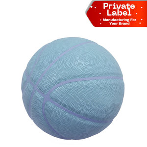 Balón de Baloncesto Juvenil Talla 6 de Cuero Compuesto, Directo de Fábrica, para Niños y Niñas, OEM, Logotipo Personalizado, Balón Juvenil Talla 5 con Alta Adherencia - Product Image 1