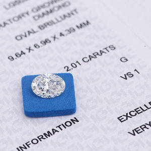 D'VINS JEWELS 1.5 Carat VS2 D Oval Shape Loose Lab Grown Diamond For Jewelry Making With IGI Cretificate - Product Image 5