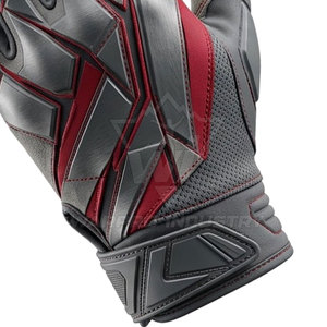 Guantes de Fútbol Americano de Cuero Premium, Ligeros, Antideslizantes, para Entrenamiento, Práctica y Juegos de Jugadores de Fútbol Americano - Product Image 5