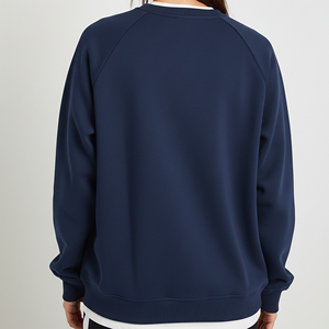 High Quality Crewneck Comfortable Fit Casual Wear Sweatshirt <b>For</b> Women Custom Embriordery Logo <b>Hip</b> Style Breathable Sweatshirt - Product Image 6