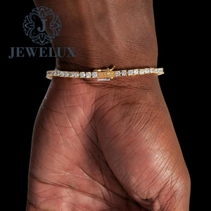 High Quality Moissanite Tennis <b>Bracelet</b> Handmade Fine Jewelry Gift for Women Birthday Valentine Anniversary at Good Price - Product Image 4
