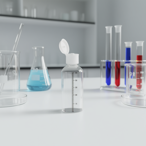 Bottiglia Ilan con tappo flip-top graduata da 50 ml per uso di laboratorio - Product Image 3