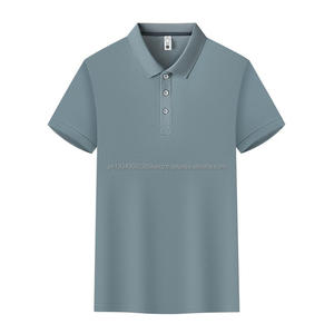 T-shirt décontracté en polyester à séchage rapide personnalisé, polos pour hommes, chemises de golf avec évacuation de l'humidité, taille américaine, livraison rapide - Product Image 4