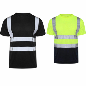 เสื้อยืดทำงานผ้าฝ้ายถัก 100% ระบายอากาศได้ดี สะท้อนแสง ปลอดภัยสำหรับผู้ชาย ขายส่งราคาพิเศษ - Product Image 4