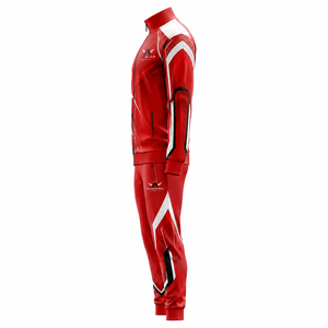 Conjunto Deportivo Sublimado para Hombre, Tela de Poliéster de Alta Calidad, Diseño Personalizado con Estampado, Chaqueta con Cierre Frontal, Pantalones a Juego, Cómodo - Product Image 3