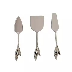 ชุดมีดชีสหรูหรา สแตนเลส ชุดอุปกรณ์ตัดชีส อุปกรณ์เสิร์ฟในครัว อุปกรณ์เตรียมอาหาร - Product Image 1