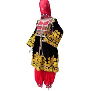 Vestido de fiesta Banjara afgano tradicional hecho a mano para mujeres Pashtun Culture International Age Group Adultos - Product Image 1