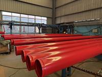 Tuyaux d'incendie pour sprinklers fabriqués en Chine, conformes aux normes ASTM A795 A53 Sch10 Sch 40, de 2, 3 et 4 pouces, 5,8 m, peinture rouge, pour la lutte contre l'incendie