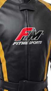 Unisex Full Sleeve Genuine Leather 220g Motorcycle Suit Color Blocked <b>Waterproof</b> Racing Wear Winter Adult Size Custom Logo FITME - Product Image 6