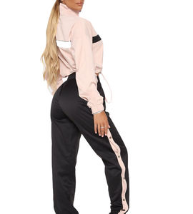 Ensemble veste et pantalon coupe-vent léger, respirant, imprimé sur mesure, pour femmes grandes tailles - Product Image 4