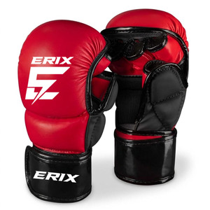 Gants de sparring en cuir pour MMA, gants de grappling professionnels pour la boxe, équipement d'entraînement premium pour le sac de frappe UFC - Product Image 6