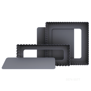 Rectangular Tart Pan 10 Inch Long Pan Aluminum Tart Pan With Removable Loose Bottom, Suitable For Pies, <b>Biscuits</b> - Product Image 5