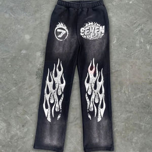 Conjunto de Sudadera con Capucha y Pantalones de Chándal Ecológicos, Estilo Streetwear de Invierno, Más Vendidos, Personalizados, con Efecto Desgastado por el Sol y Lavado Ácido, para Hombre y Mujer - Product Image 6