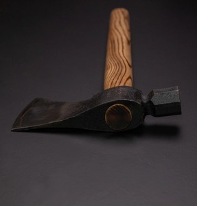 Hache de fendeur à tête en acier forgé, manche en bois, qualité industrielle, outil de fällage d'arbres - Product Image 3