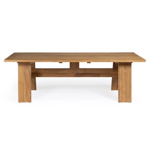 Mesa de Comedor Rectangular de Madera Maciza Ecológica y Duradera con Diseño Moderno de Mediados de Siglo para Uso en Restaurantes - Product Image 2