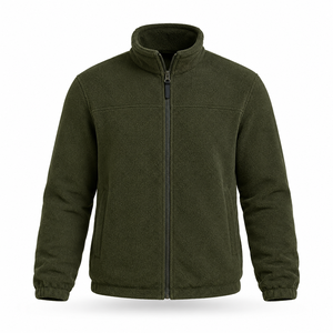 Veste polaire pour homme, chaude pour l'hiver, décontractée, zippée, polaire, vente en gros personnalisée - Product Image 5