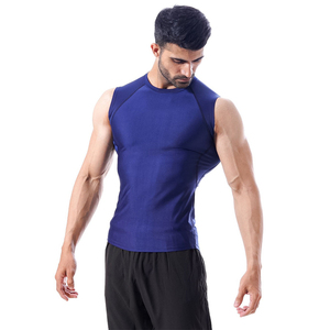 Débardeur côtelé blanc pour homme, coupe ajustée, col ras du cou, en coton, haute qualité, fabriqué au Pakistan, vente en gros, personnalisable - Product Image 1