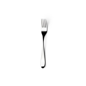 Fourchette à dîner en acier inoxydable, finition miroir, design simple, couverts - Product Image 1