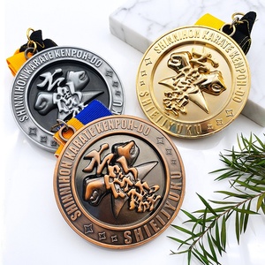 รางวัลผู้ขายที่ดีที่สุดกีฬาเหรียญออกแบบเปล่าเหรียญริบบิ้นชุบบบรอนซ์ Marktex - Product Image 4