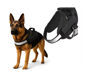 Arnés Táctico para Perros BURAQ BRQ 0082, Ajustable, Antitirones, con Correa Reflectante, de Nailon Resistente, para Entrenamiento - Product Image 2