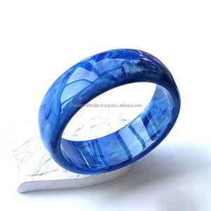 Pulseras de Resina Hechas a Mano de Lujo, Brazaletes de Moda de Primera Calidad, Joyería de Arte Popular con Efectos de Mármol, Estilo Moderno para Mujer - Product Image 3