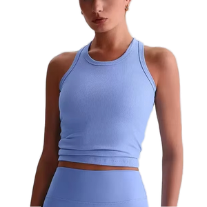 Top Deportivo de Yoga para Mujer con Espalda Cruzada, de Secado Rápido, Sin Costuras, de Poliéster, para Gimnasio y Entrenamiento - Product Image 6