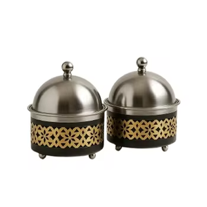 Amazing wooden & metal chafing dish buffets complement premium dining services metal body ensures stable heat retention - Product Image 2