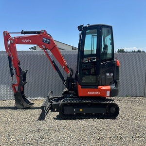 รถขุดขนาดเล็ก Kubota KX040 5 พร้อมเครื่องยนต์ Perkins ให้การใช้งานที่ราบรื่น กำลังยกที่แข็งแกร่ง และประหยัดน้ำมัน - Product Image 1