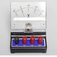 Voltmeter Analog DC Plastik Edukatif untuk Percobaan Fisika DDRS HM-PE152, Zhejiang, Cina