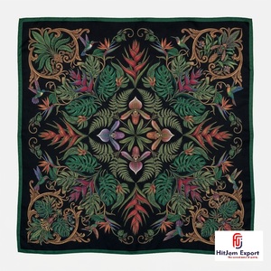 Custom Printed Womens Square <b>Scarf</b> Soft Lightweight Fabric Fashion Head <b>Scarf</b> OEM ODM Manufacturer Ireland Custom Fabric Product - Product Image 6