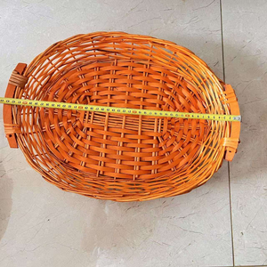 Plateau en rotin élégant pour servir et décorer la maison, plateau de service pour la vente au détail et en gros - Product Image 6