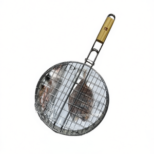 Parrilla de Acero Doble para BBQ 57x30x3CM con Patas, Parrilla de Acero Inoxidable de Doble Capa para Asar al Aire Libre - Product Image 2