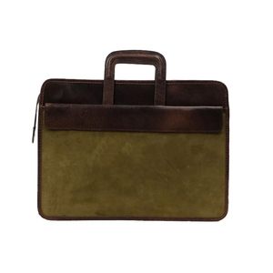 Maletín para Portátil de Cuero Genuino Vintage con Gran Capacidad, Correa para Hombro y Múltiples Bolsillos para Uso Profesional - Product Image 5