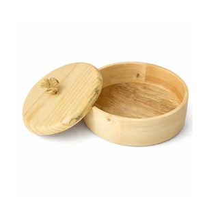 Mango Wood Casseroles Hand-Enameled <b>Lid</b> Roti Box with Design for Storage and Display for handmade use - Product Image 5