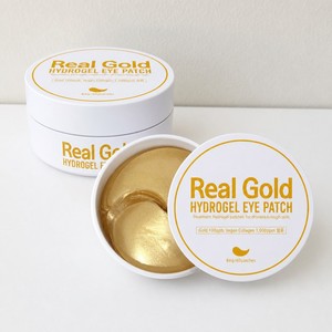 แผ่นเจลใต้ตา Prreti Real Gold Hydrogel Eye Patch 60 แผ่น มาส์กใต้ตา ผลิตในเกาหลี - Product Image 1