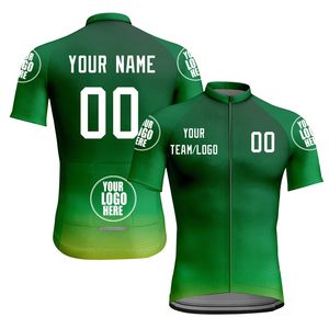 Jersey de Ciclismo Personalizado OEM, Nuevo Diseño Transpirable, 100% Poliéster, Impresión Digital, Manga Corta, Secado Rápido, 160g, Nombre del Equipo - Product Image 3