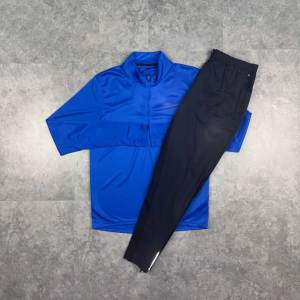 Camiseta Deportiva de Manga Larga con Cierre de 1/4 para Hombre, para Verano, Gimnasio, Fútbol, Entrenamiento, Transpirable, 100% Poliéster - Product Image 1