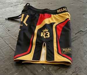 Pantalones Cortos de MMA Regal Three para Hombre, Sublimación Personalizada, Unisex, para Artes Marciales, Corte Regular, para Boxeo - Product Image 4
